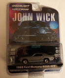 John Wick 1969 Ford Mustang BOSS 429 diecast 1:64 scale