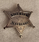 *NEW ITEM* Andy Taylor (Andy Griffith) Mayberry Sheriff prop replica Badge from The Andy Griffith Show