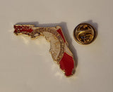 Florida State Map Lapel Pin