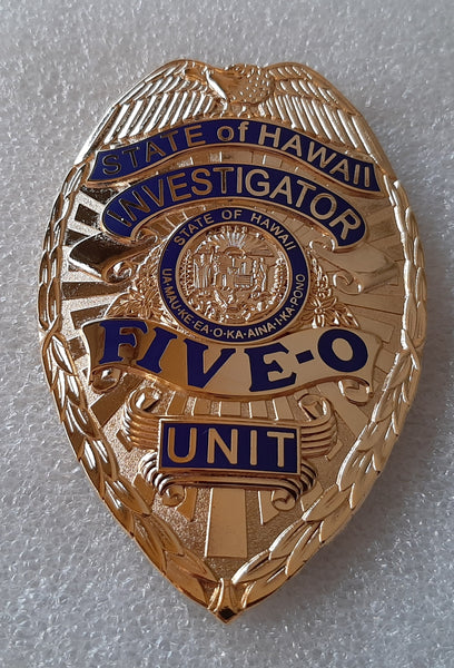 Hawaii five-0 Original series badge Jack Lord! Hard Pro