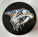 Matt Irwin Nashville Predators autographed puck