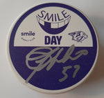 Dante Fabbro Nashville Predators autographed puck