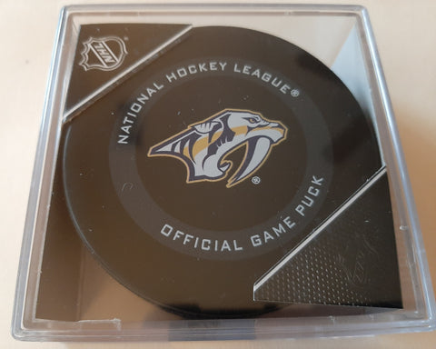 Nashville Predators 2019-20 official game puck