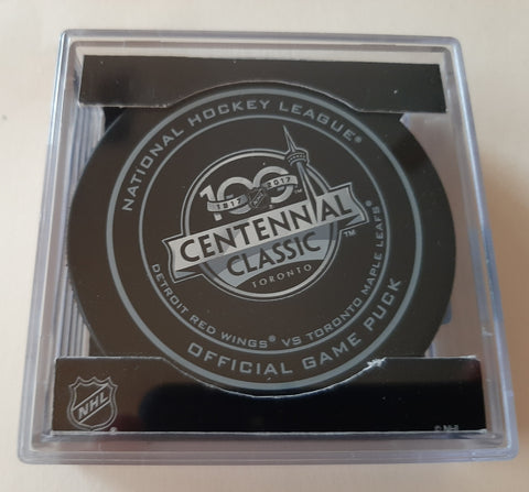 Centennial Classic Official game puck