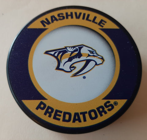 Nashville Predators logo puck