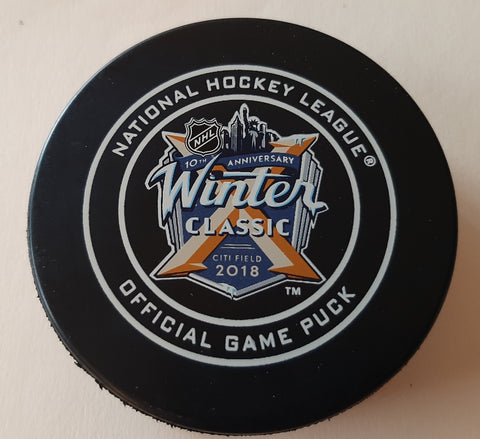 2018 Winter Classic official game puck