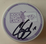 Craig Smith Nashville Predators autographed puck