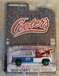 Cooter's GREENIE CHASE 1969 Chevy Tow Truck 1:64 scale