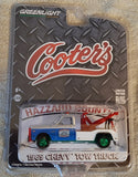 Cooter's GREENIE CHASE 1969 Chevy Tow Truck 1:64 scale