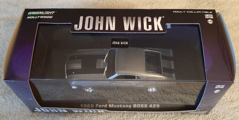 John Wick 1969 Ford Mustang BOSS 429 diecast 1:43 scale